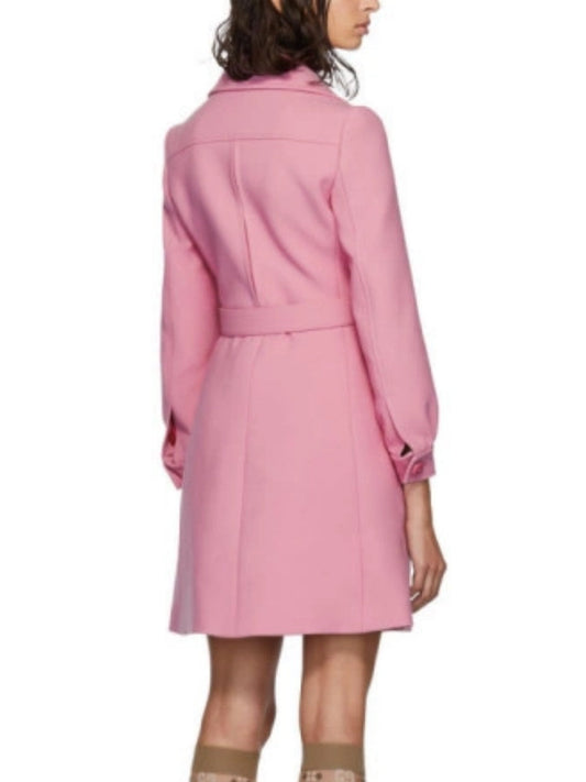 Pink Wool Short Coat