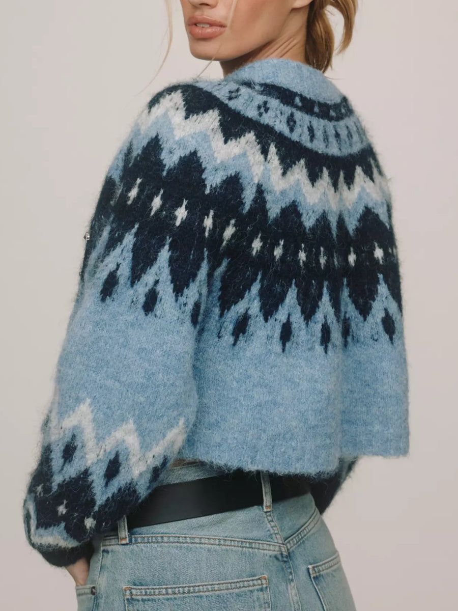 Cropped Cardigan Sweater