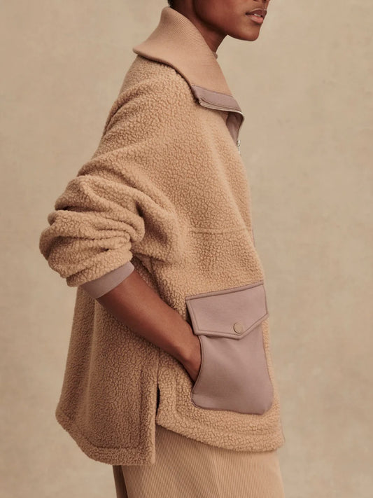 Patch Pocket Fleece Jacket