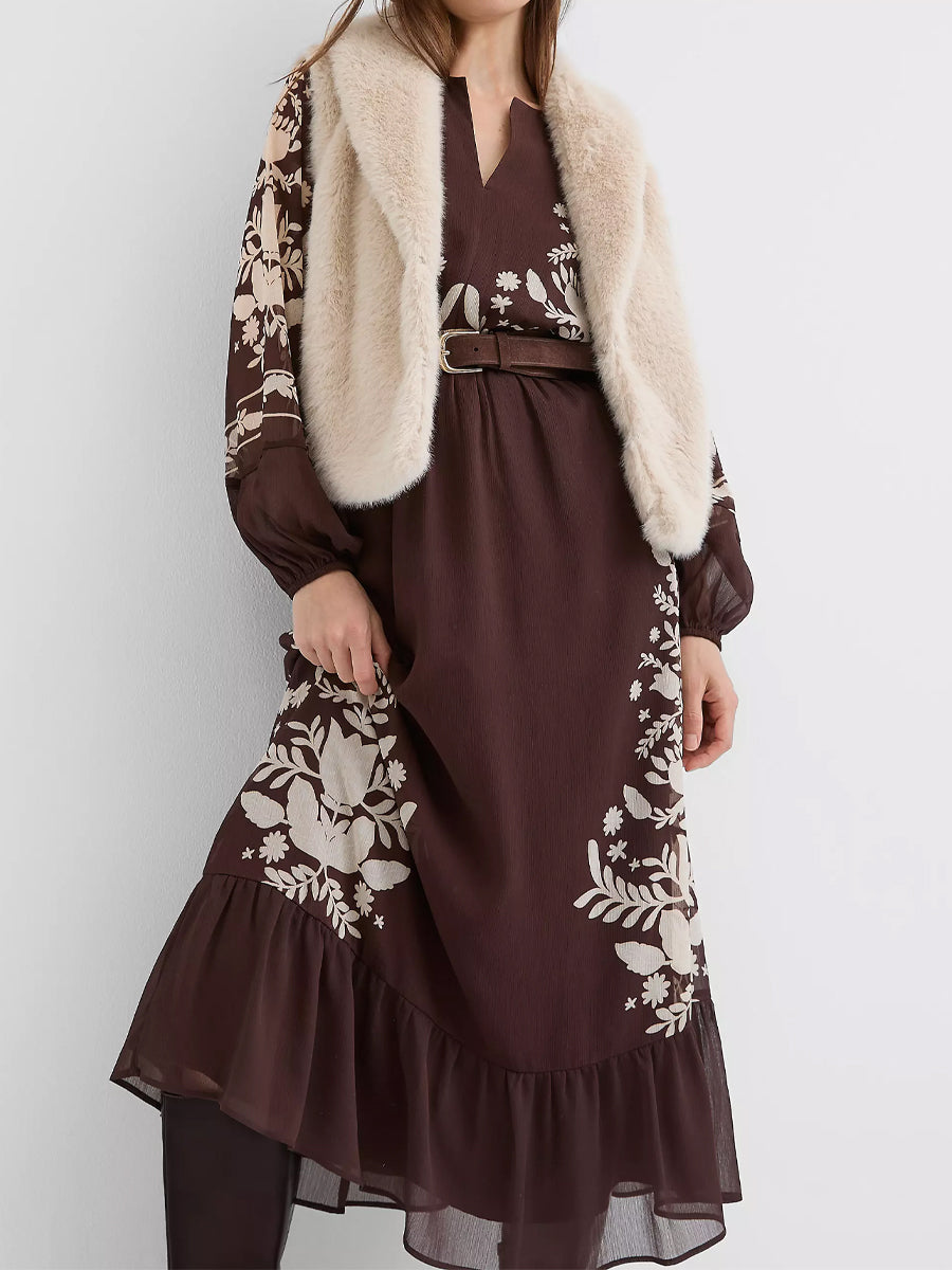 Floral Chiffon Dress