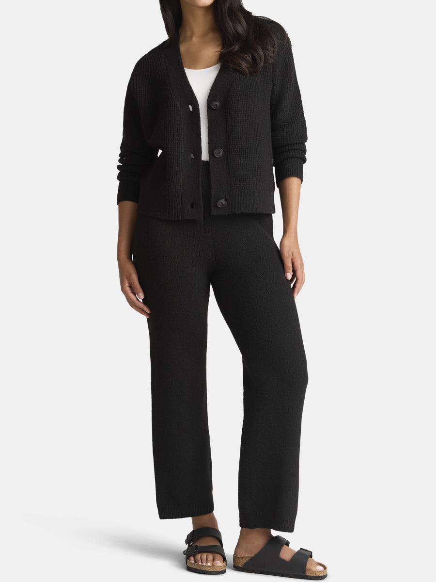 Women's Cardigan & Pants Sweater Set