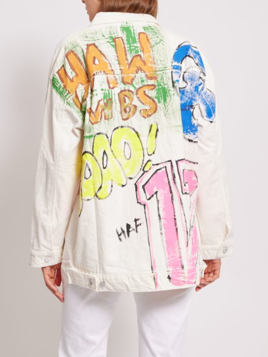 Graffiti Denim Coat