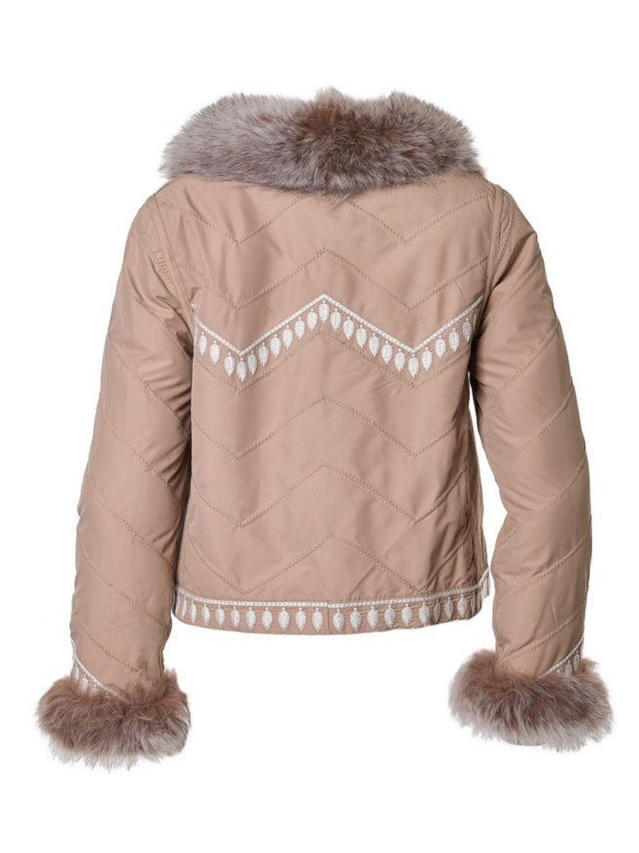 Reversible Faux Fur Jacket