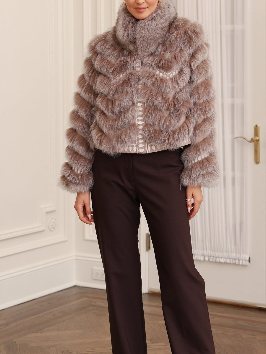 Reversible Faux Fur Jacket