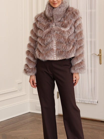 Reversible Faux Fur Jacket