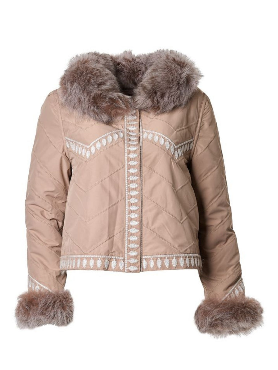 Reversible Faux Fur Jacket