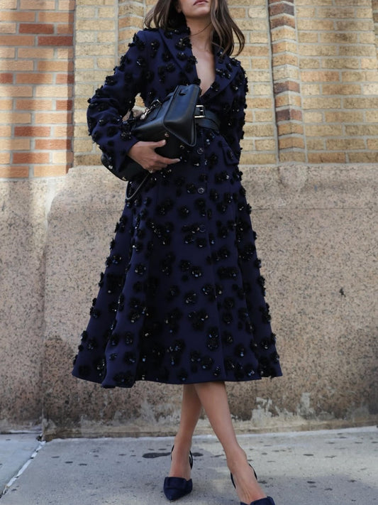 Shiny Dress Coat