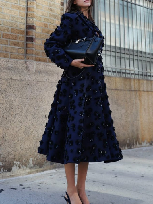 Shiny Dress Coat