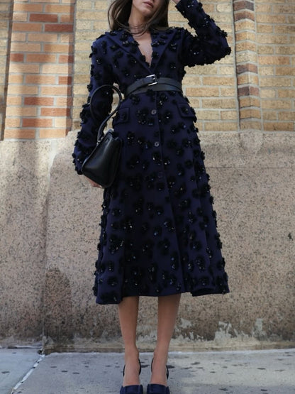Shiny Dress Coat