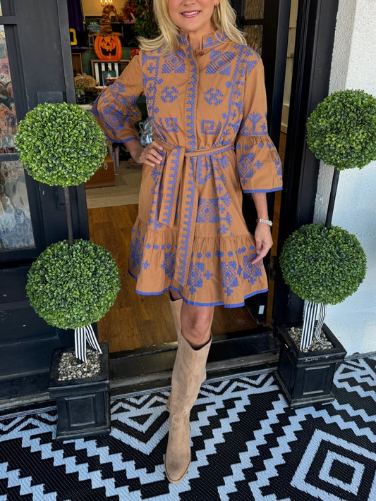 Cross Stitched Dress