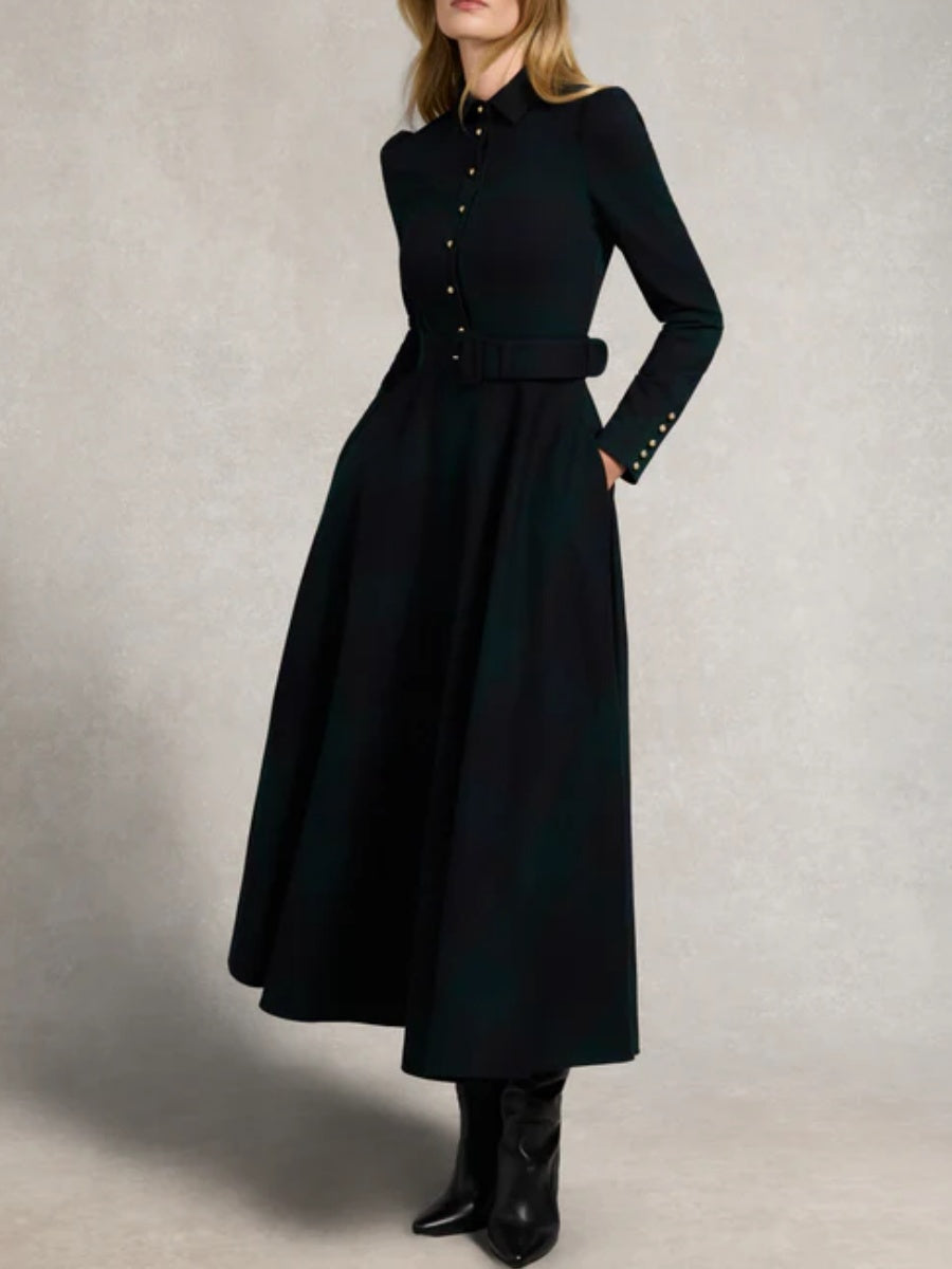 Sweetheart Maxi Shirt Dress