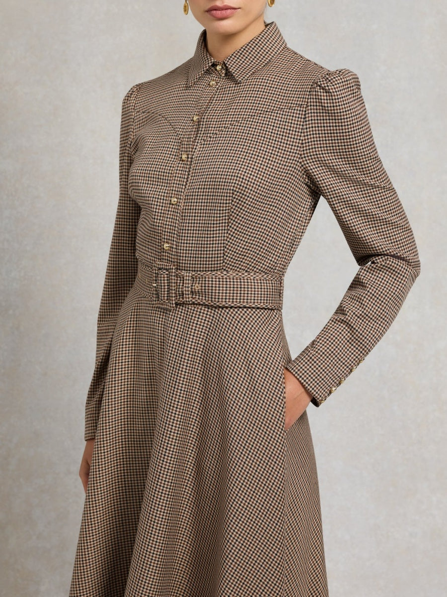 Sweetheart Maxi Shirt Dress