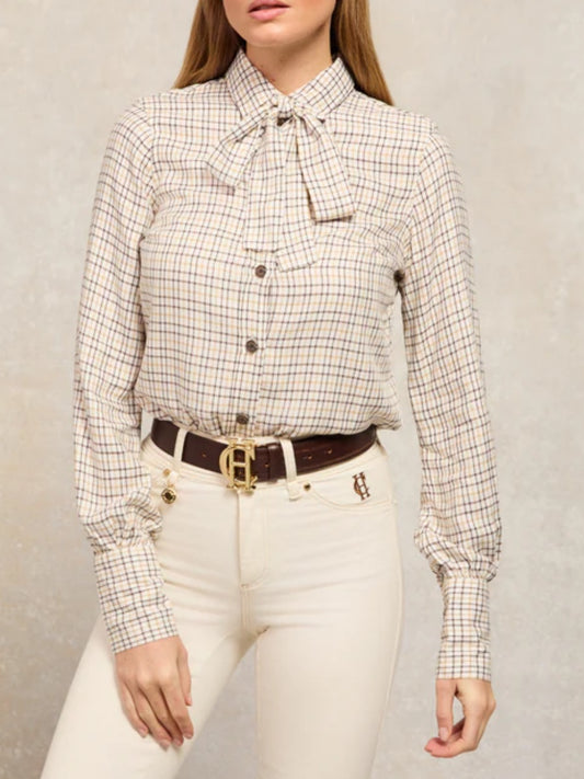 Removable Bow Collar Blouse
