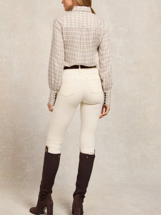 Removable Bow Collar Blouse