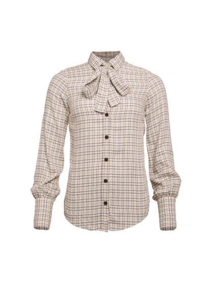 Removable Bow Collar Blouse