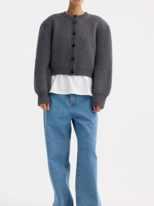 Statement Shoulder Cardigan