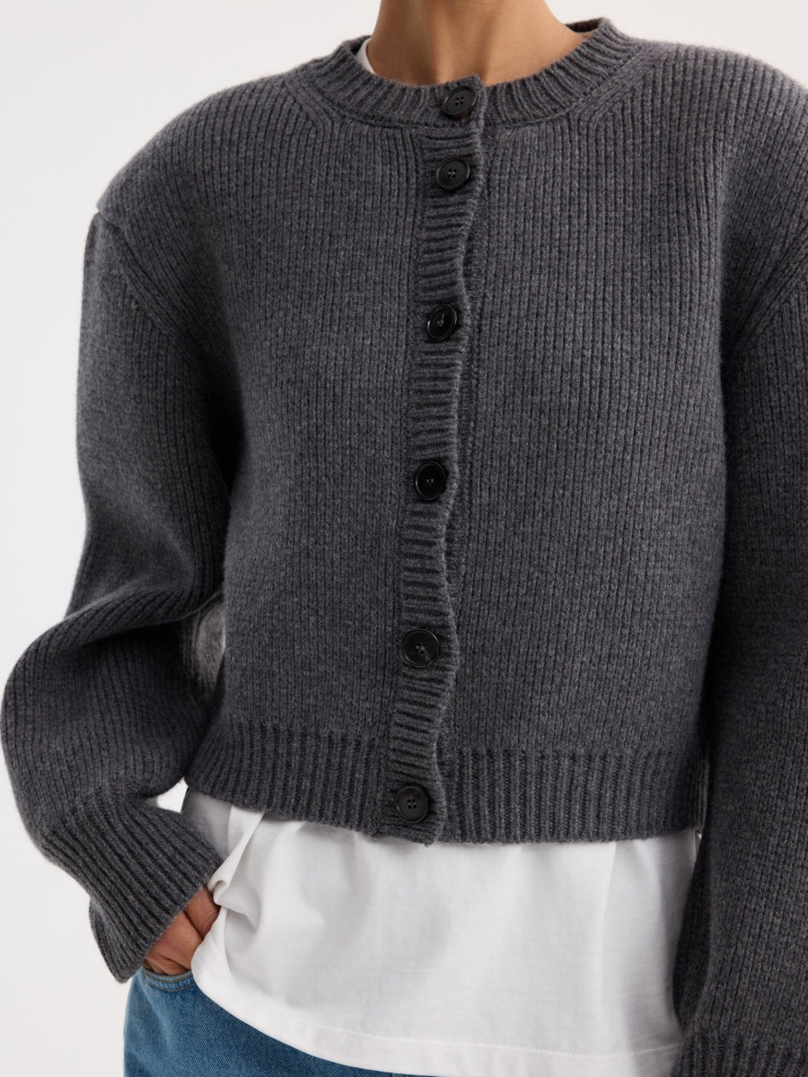 Statement Shoulder Cardigan