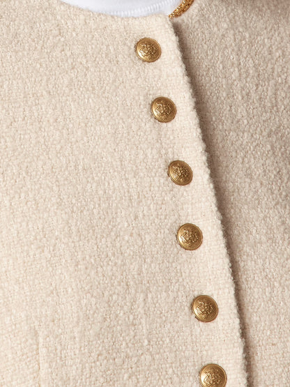 Textured Tweed Jacket