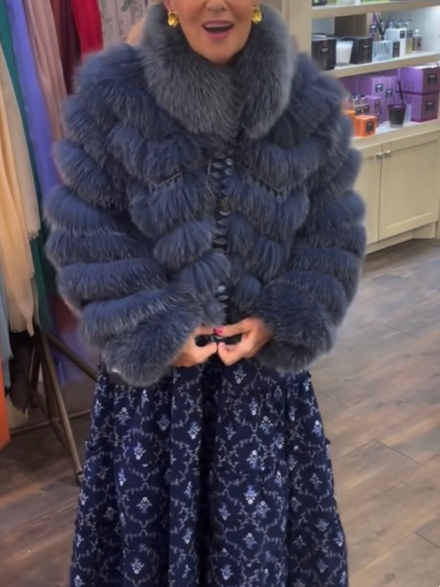 Reversible Faux Fur Jacket