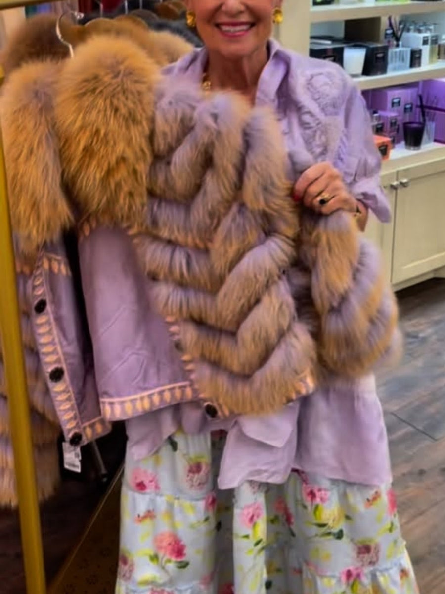 Reversible Faux Fur Jacket