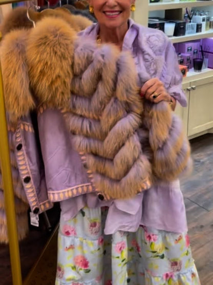 Reversible Faux Fur Jacket