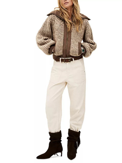 High Collar Cardigan