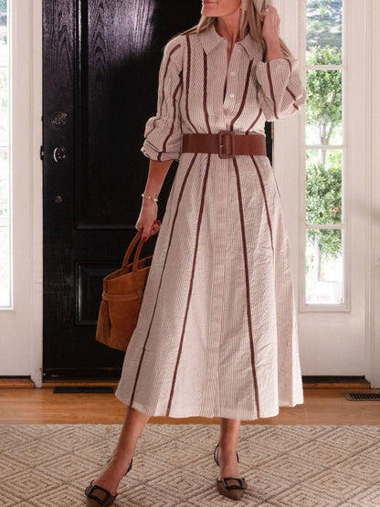 The Belted Shirt Dress