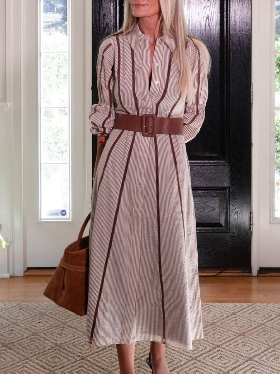 The Belted Shirt Dress