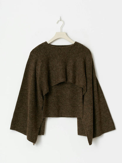 Knitted Cape Top