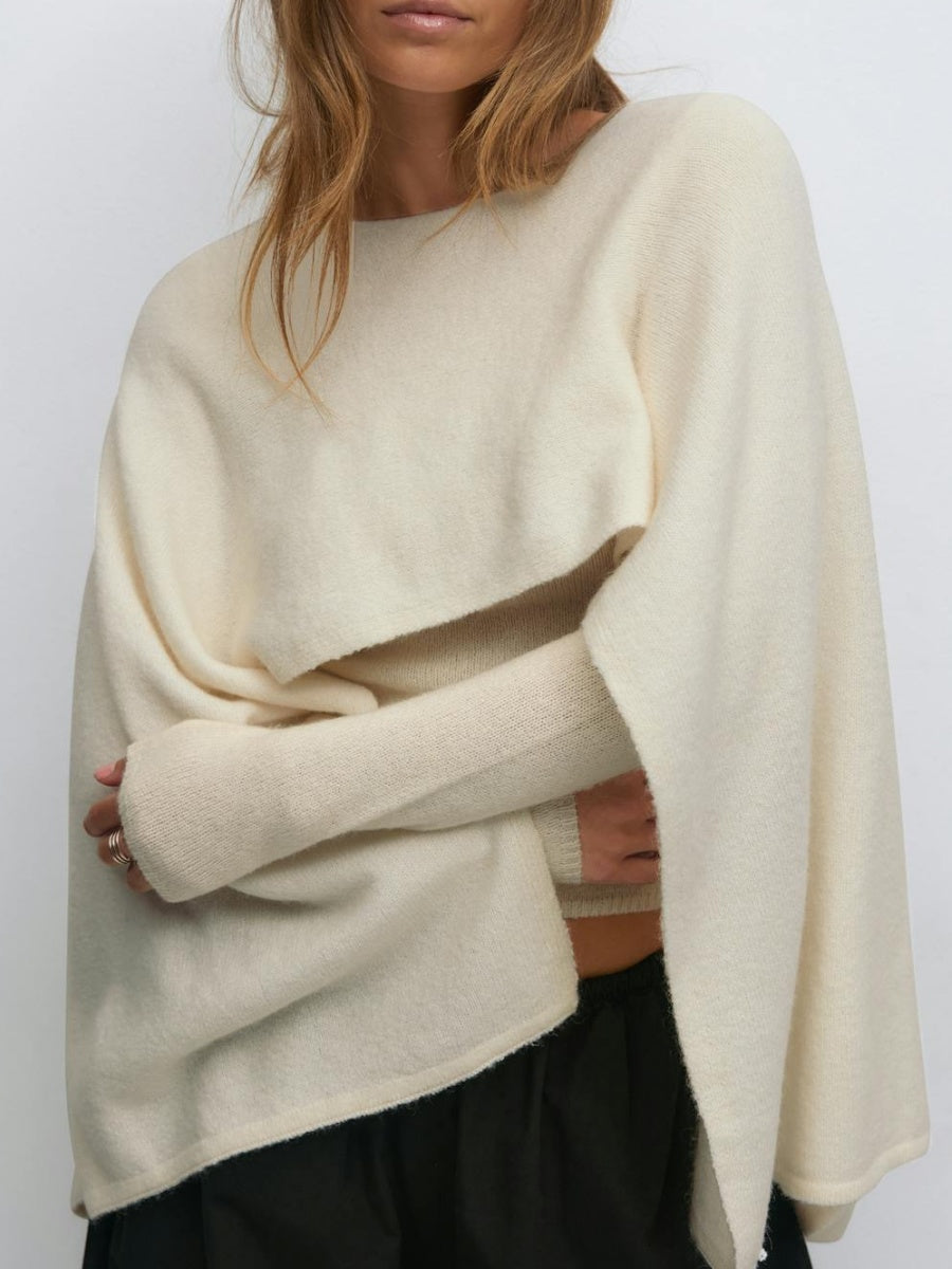 Knitted Cape Top