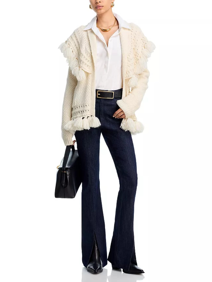 Tassels Trim Cardigan