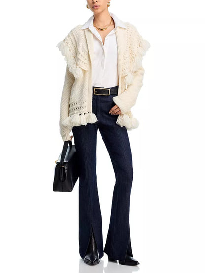 Tassels Trim Cardigan
