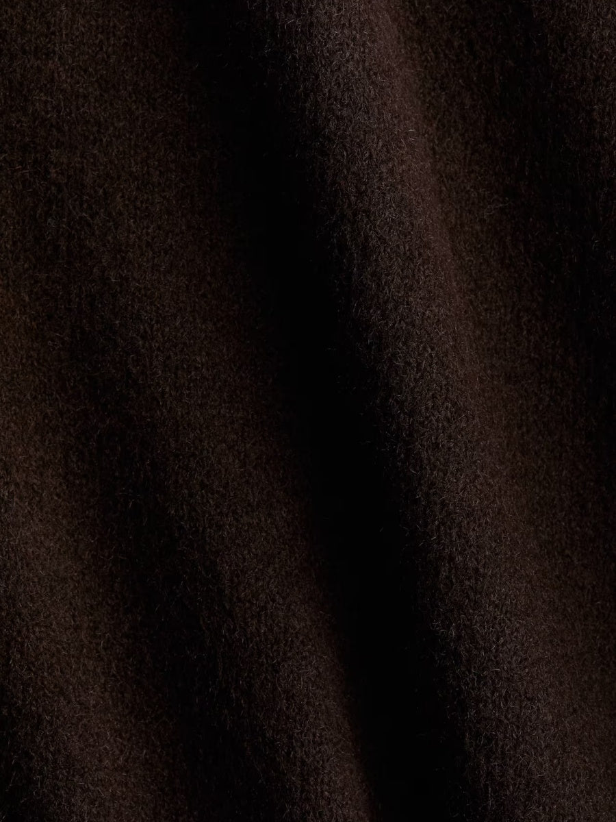 Fine-Knit Collared Jumper Set