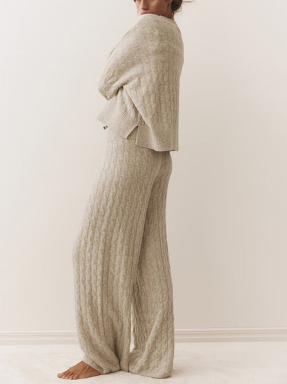 Cable-Knit Set