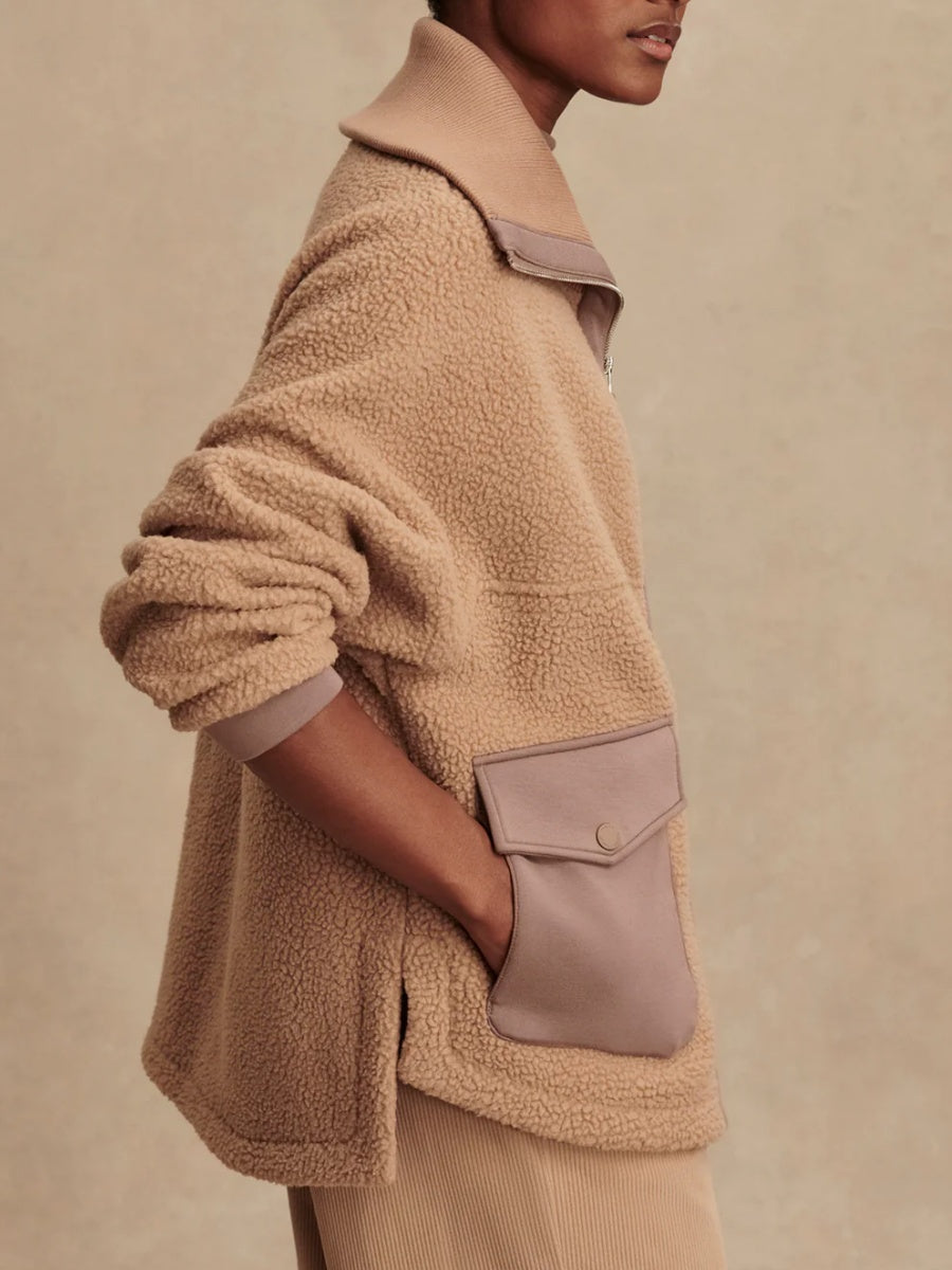 Patch Pocket Fleece Jacket