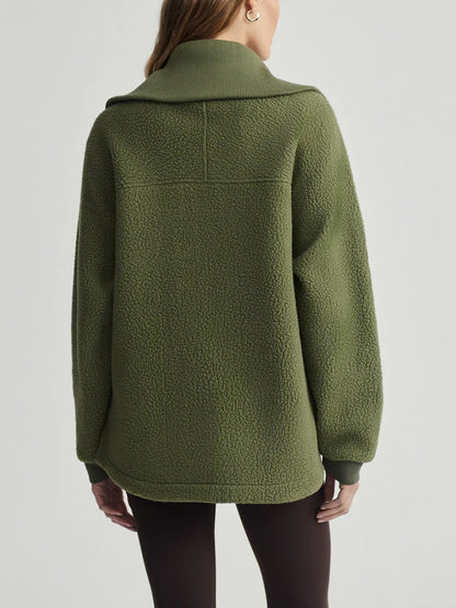 Patch Pocket Fleece Jacket