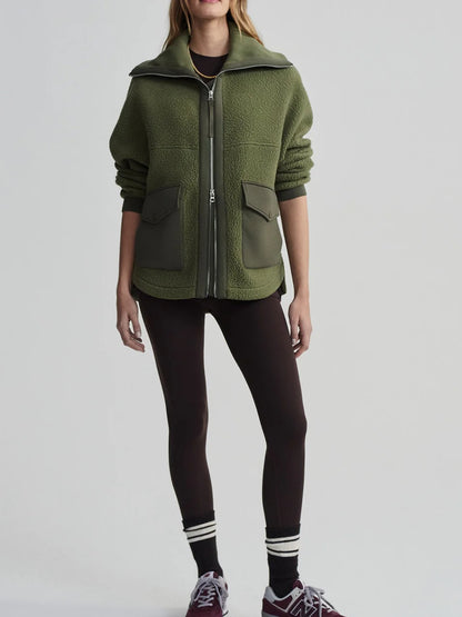 Patch Pocket Fleece Jacket