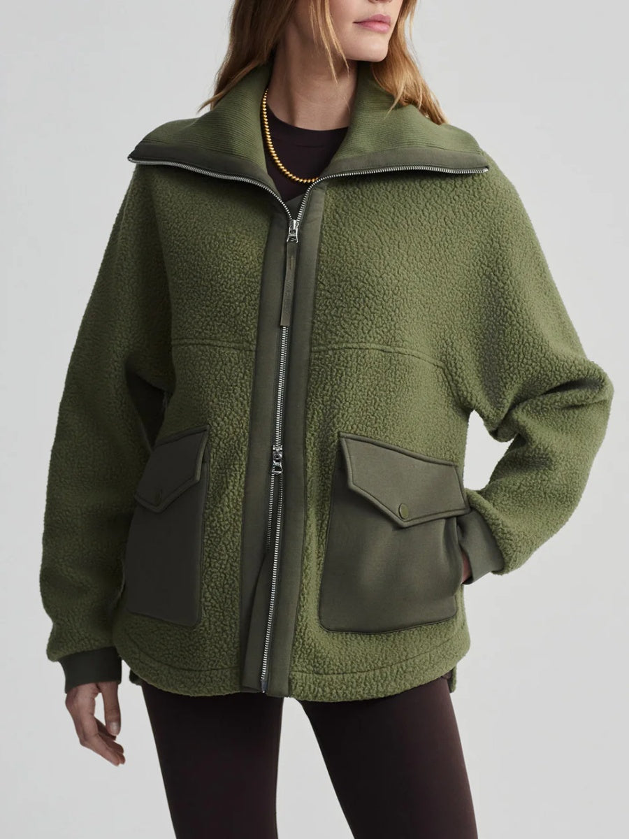 Patch Pocket Fleece Jacket