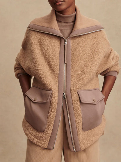 Patch Pocket Fleece Jacket