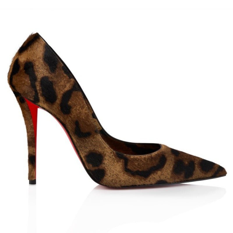 Printed Hairy Calf Leather Shoes