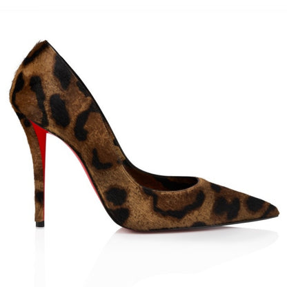 Printed Hairy Calf Leather Shoes