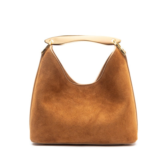 Small Boomerang Suede Bag