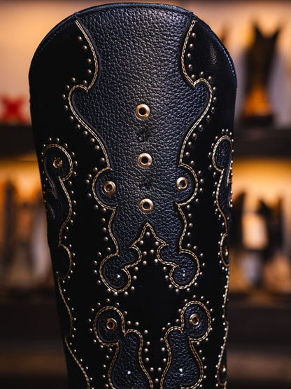 Women’s Python Tall Black Exotic Western Boot