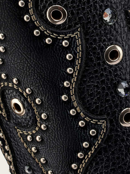 Women’s Python Tall Black Exotic Western Boot