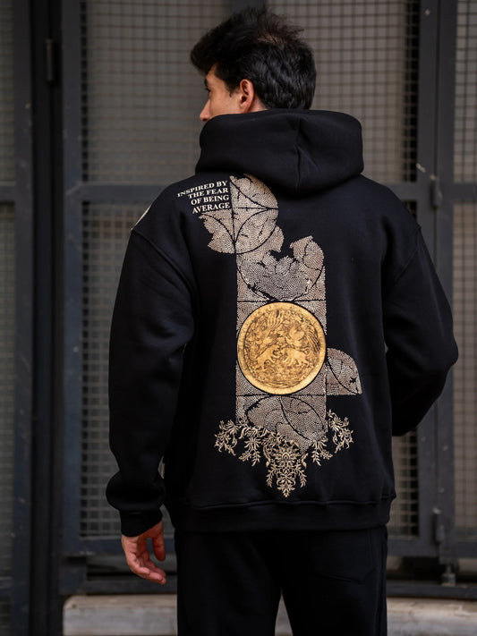 Oversized Sweatshirt with Fluffy Print