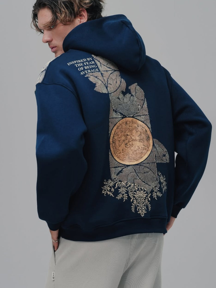 Oversized Sweatshirt with Fluffy Print