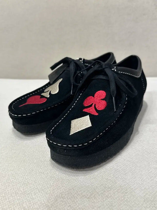 Men's Suede Embroidery Shoes
