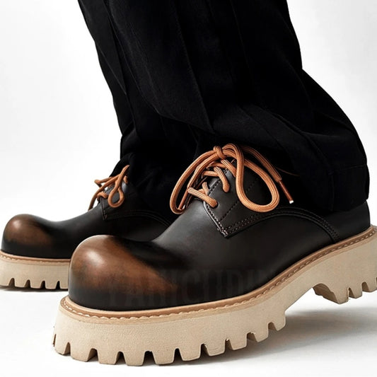 Chunky Sole Lace Up Shoe