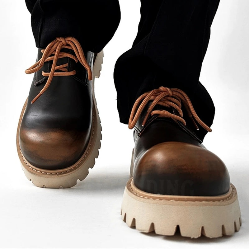 Chunky Sole Lace Up Shoe