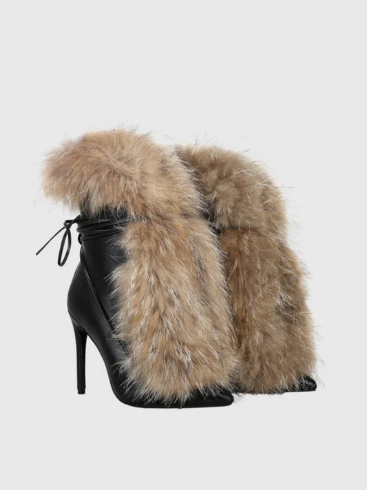 Faux Fur Ankle Boots